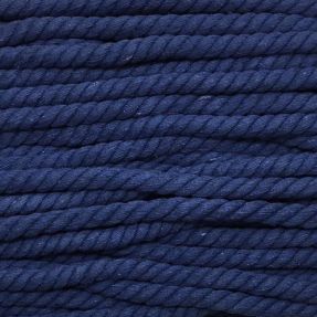 Cotton cord 12 mm blue