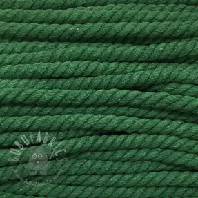 Cotton cord 12 mm green