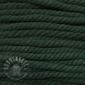 Cotton cord 12 mm dark green