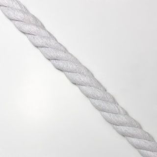 Cotton cord 2,5 cm white