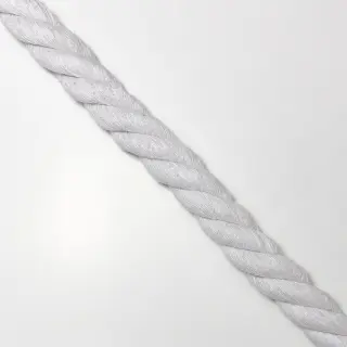 Cotton cord 2,5 cm white