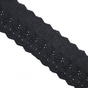 Lace Double flower black