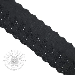 Lace Double flower black