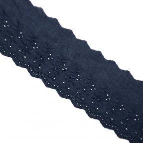 Lace Double flower dark blue