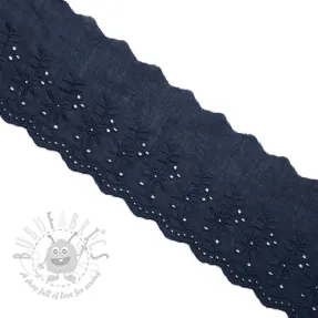 Lace Double flower dark blue