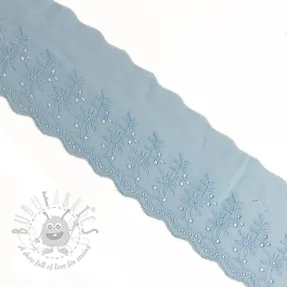Lace Double flower light blue