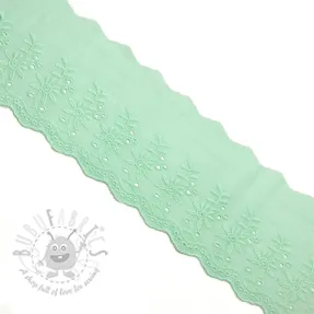 Lace Double flower light mint