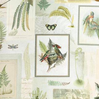 Decoration fabric Herbarium digital print