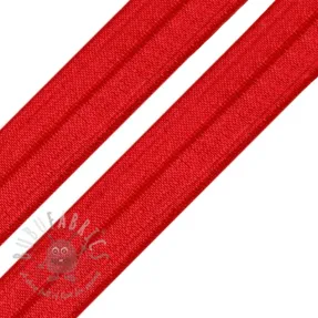 Bias binding elastic 15 mm red