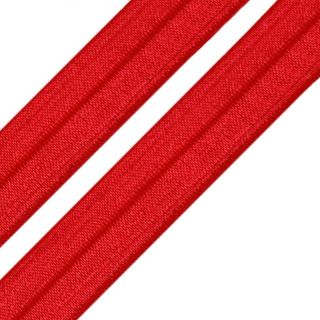 Bias binding elastic 15 mm red