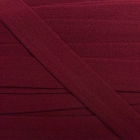 Bias binding elastic matt 20 mm bordeaux