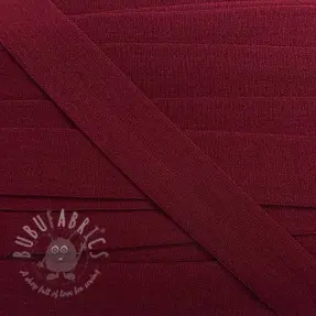 Bias binding elastic matt 20 mm bordeaux