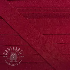 Bias binding elastic matt 20 mm dunkelrot