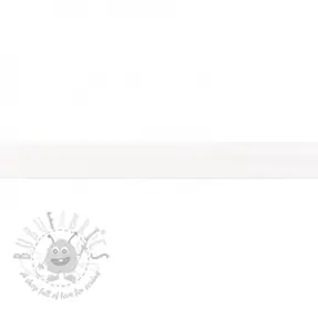 Bias binding jersey white