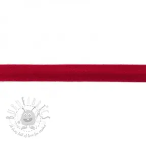 Bias binding jersey dark red