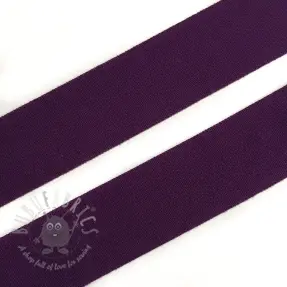 Bias binding elastic matt 20 mm dark purple