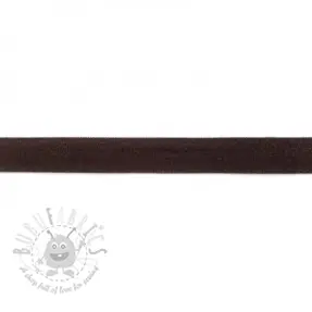 Bias binding jersey chocolate