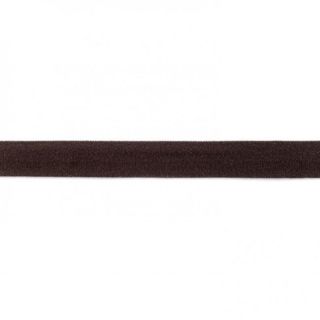 Bias binding jersey chocolate