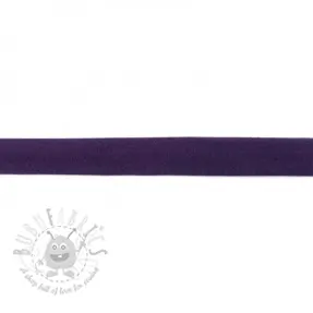 Bias binding jersey purple