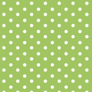 Cotton fabric Dots lime
