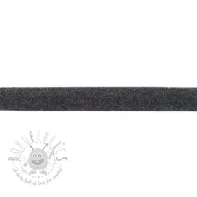 Bias binding jersey melange anthracite