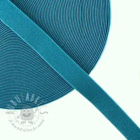 Elastic 2,5 cm glitter blue
