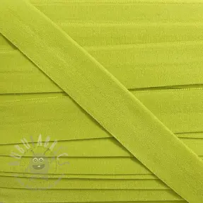 Bias binding elastic matt 20 mm light lime
