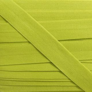 Bias binding elastic matt 20 mm light lime