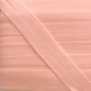 Bias binding elastic matt 20 mm light apricot