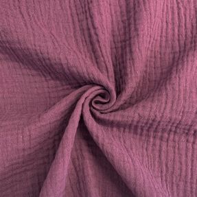 Double gauze/muslin purple ORGANIC