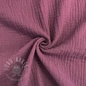 Double gauze/muslin purple ORGANIC