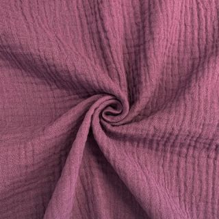 Double gauze/muslin purple ORGANIC