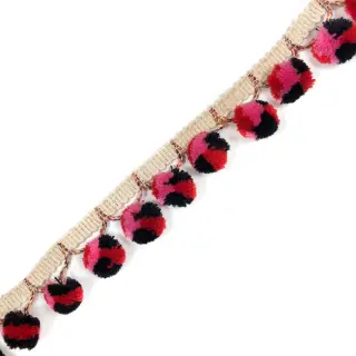 Pom pom AFRICA red fuchsia