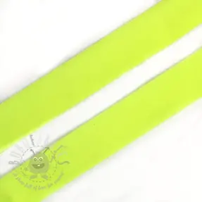Bias binding elastic matt 20 mm neon yellow