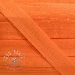 Bias binding elastic matt 20 mm orange