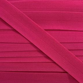 Bias binding elastic matt 20 mm pink