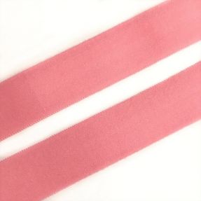 Bias binding elastic matt 20 mm light pink