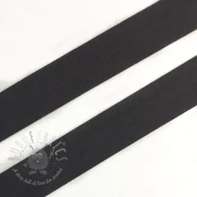 Bias binding elastic matt 20 mm dark grey