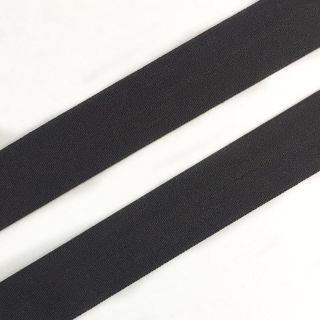 Bias binding elastic matt 20 mm dark grey