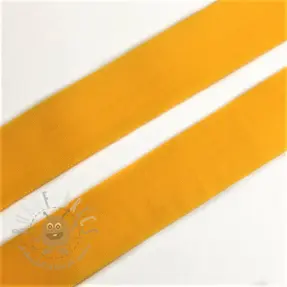 Bias binding elastic matt 20 mm sunflower