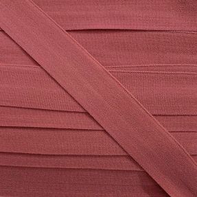 Bias binding elastic matt 20 mm old pink