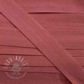 Bias binding elastic matt 20 mm old pink