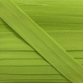Bias binding elastic matt 20 mm green