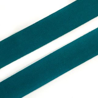 Bias binding elastic matt 20 mm dark green