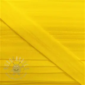 Bias binding elastic matt 20 mm yellow