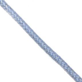 Lurex cord 10 mm light blue