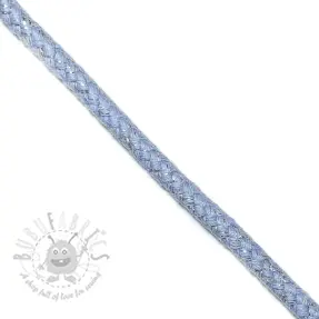 Lurex cord 10 mm light blue