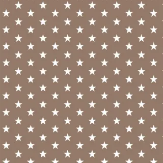 Cotton fabric Petit stars taupe