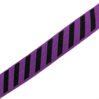 Bias binding elastic STRIPE 20 mm purple