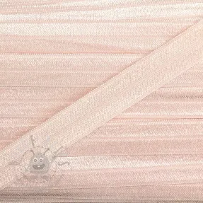 Bias binding elastic 15 mm baby pink